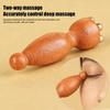 Lotus Seedpod Brass & Rosewood Facial Gua Sha Tool Eye Relaxation Spot Meridians Acupoint Massage Handheld Eye Skin Care