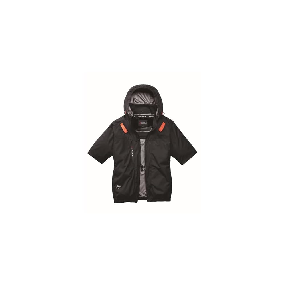 BURTLE Aircraft Short-Sleeve Blouson, Unisex, Spring/Summer, Black, AC2096, Size 35 (S)