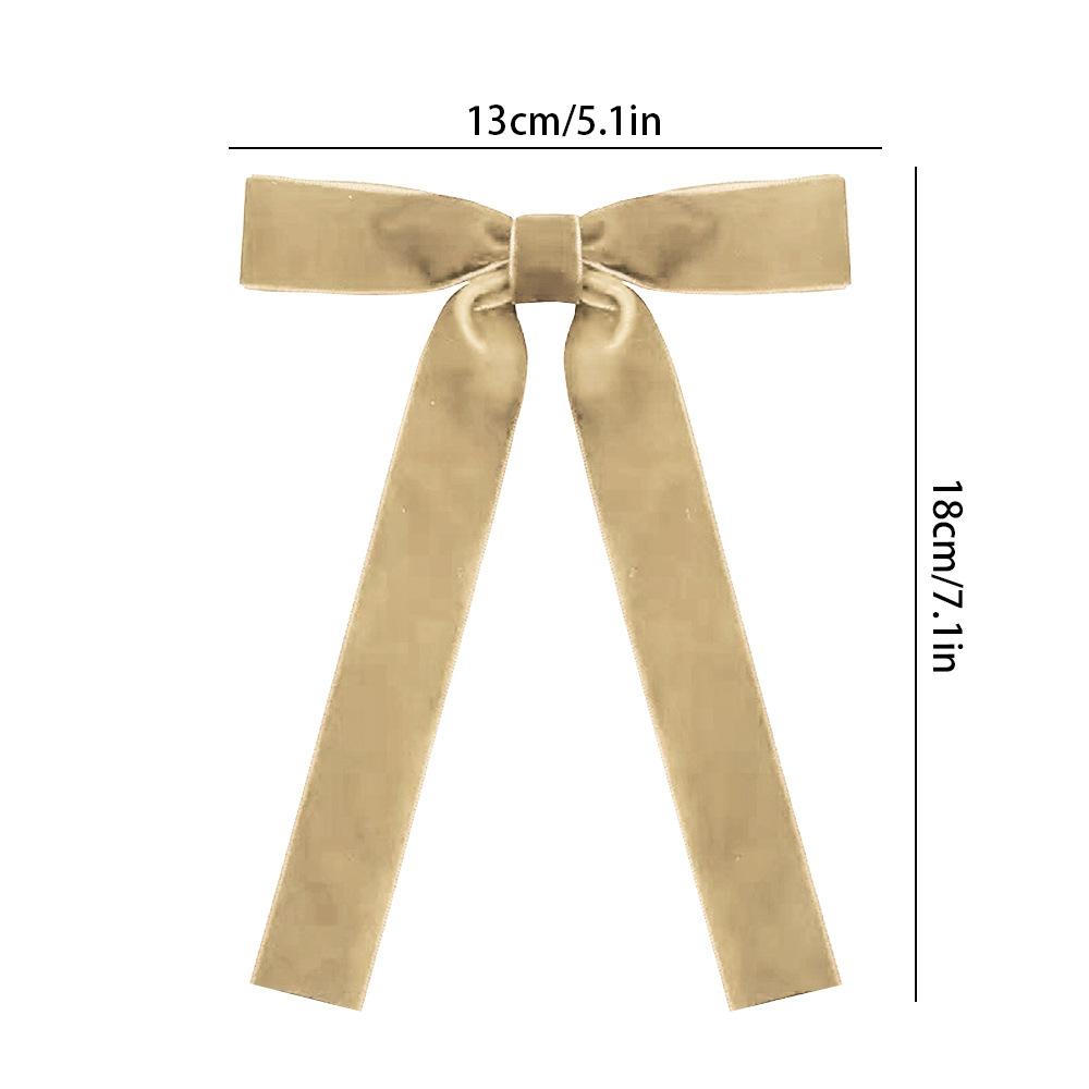 Velvet Bow Gift Pendant - Convenient Home Décor for Christmas Tree Decoration Creative and Interesting Festivals Pendant