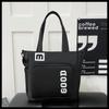 School Bag New High Value Fresh Letter Satchel Couple Light Travel Make-up Class Large Capacity Messenger Bag