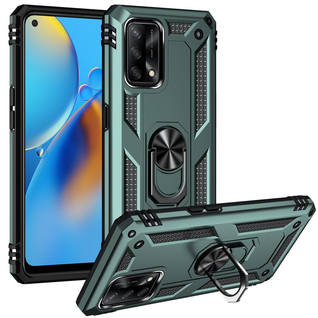 Shockproof Cover For Oppo A74 F19 Case Oppo A74 CPH2219 Ring Holder Phone Case For OPPO F19 A74 4G Funda OPPO F19 Coque Capa