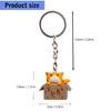 Practical Lovely Animal Happy Cats Keychain Small Pendant Versatile Daily Accessories for Home and Office Decoration