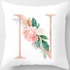 New Fashion 26 English Letter Pattern Cushion Cover Home Fabric Sofa Modern Style Pillow Cover