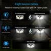 100 LED Wall Lights Outdoor Solar Lamp PIR Motion Sensor Solar Powered Sunlight Street Light for Garden Decoration