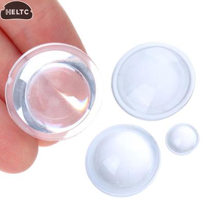 8-44 MM Round Transparent Acrylic Plano-convex Lens Flashlight LED Lens Focusing Torch Accessories Magnifying Glass Convex Lens
