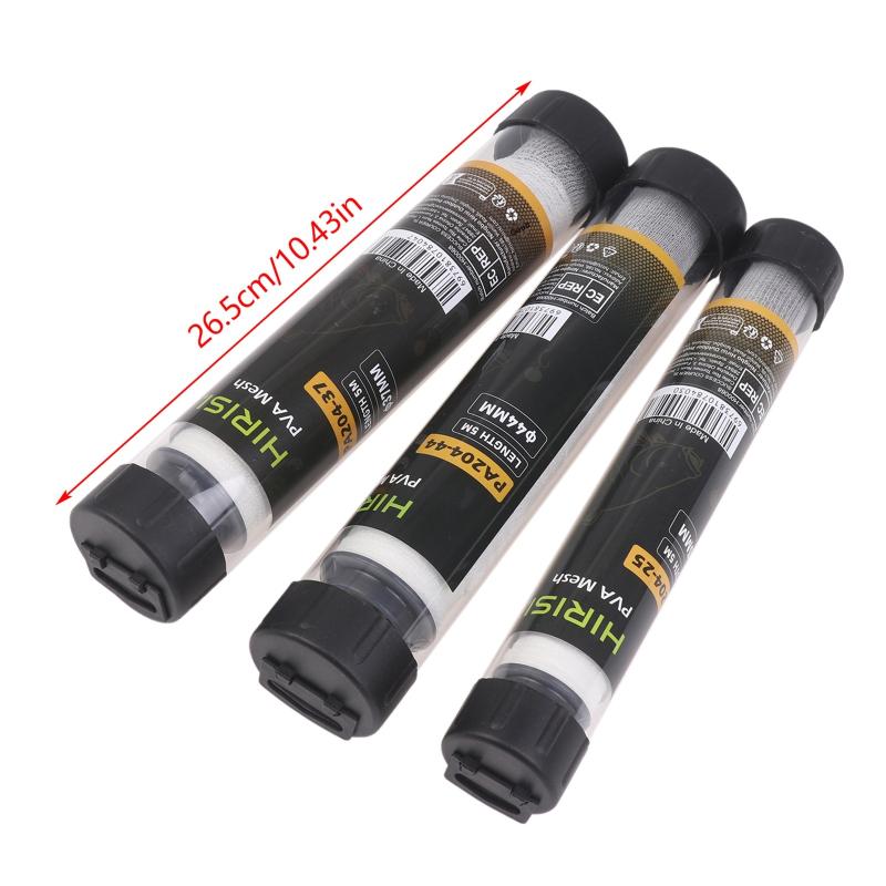 Buis Karpers Vissen Pva Mesh 25/37/44Mm Snel Oplossend 5M Visaas Voeder Accessoires Voor Karpers Vissen