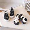 2026 Summer Children's Closed-Toe Sandals - Infant & Toddler Beach Shoes, Baby Walking Sandals with Hollow Design for Boys.