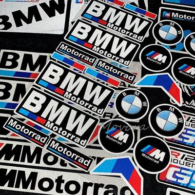 New For Bmw M 50TH Power Performance E28 E30 E34 E36 E46 E60 E90 F84 Reflective Motorcycle Sticker Decals Tank Logo Stickers HGB46