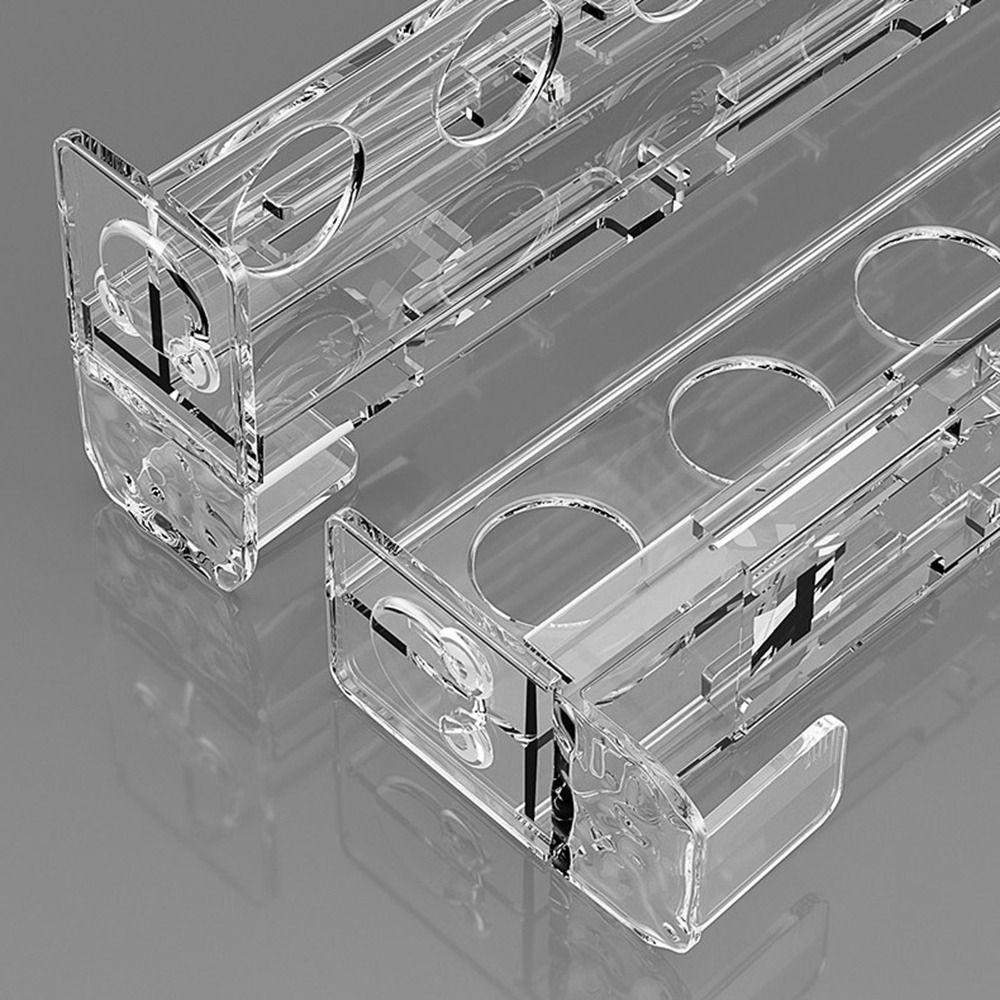 Pull Out Slide Rail Clothes Pants Hanger Plastic Built-In Trouser Rack for Home