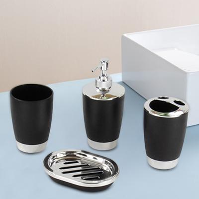 4Pcs/Set Mouthwash Cup Bathroom Kit Toothbrush Cup with Toothpaste Position Lotion Bottle
