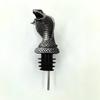 Creative Snake-head Wine Pourer Snake Head Zinc Alloy Stainless Steel Decanter Snake-head Wine Stopper Snake-head Bottle Stopper 7