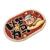 Cute Horse Pattern New Year Door Mat Red Non-slip Door Carpet Quick Dry Soft Bath Mat for Floor Protection