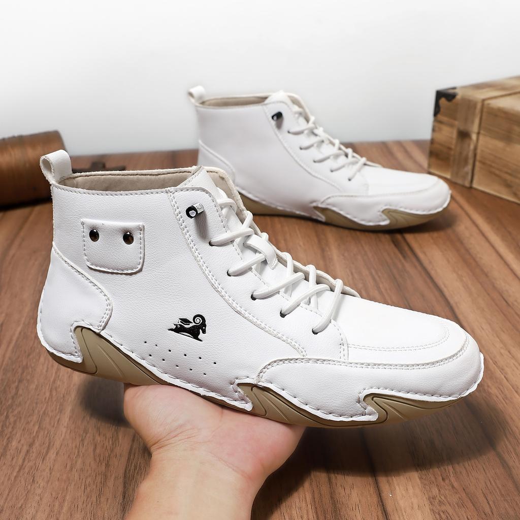 Upgraded popular 2025 Martin boots autumn and winter high-top short boots octopus men's shoes men's casual shoes