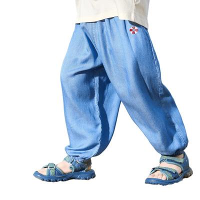 Kids' Summer Breathable Denim Mosquito-Repellent Pants
