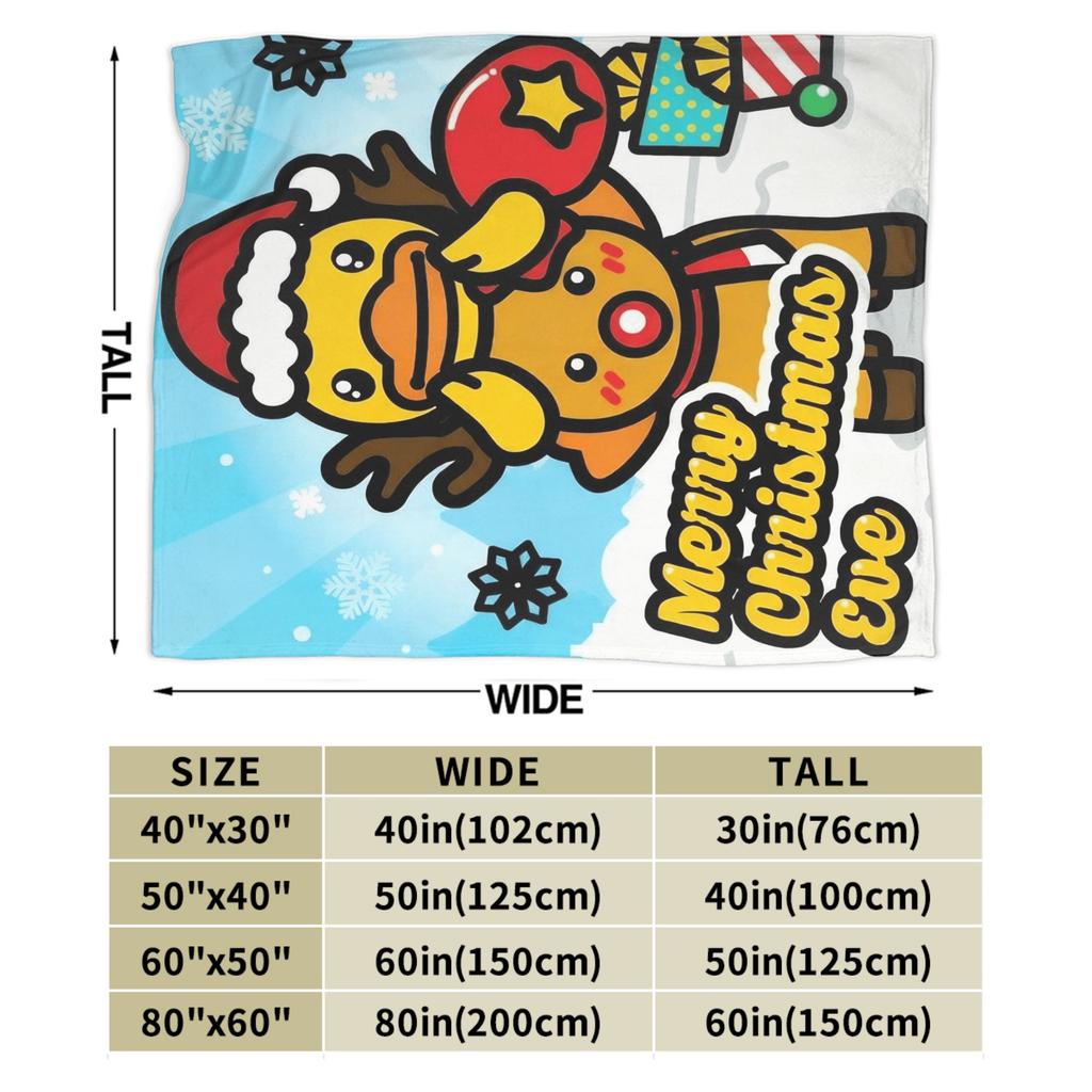 Yellow Duck Flannel Blankets Winter Super Warm Bedding Throws for Children Bedroom Aesthetic Bedspread Sofa Bed Cover