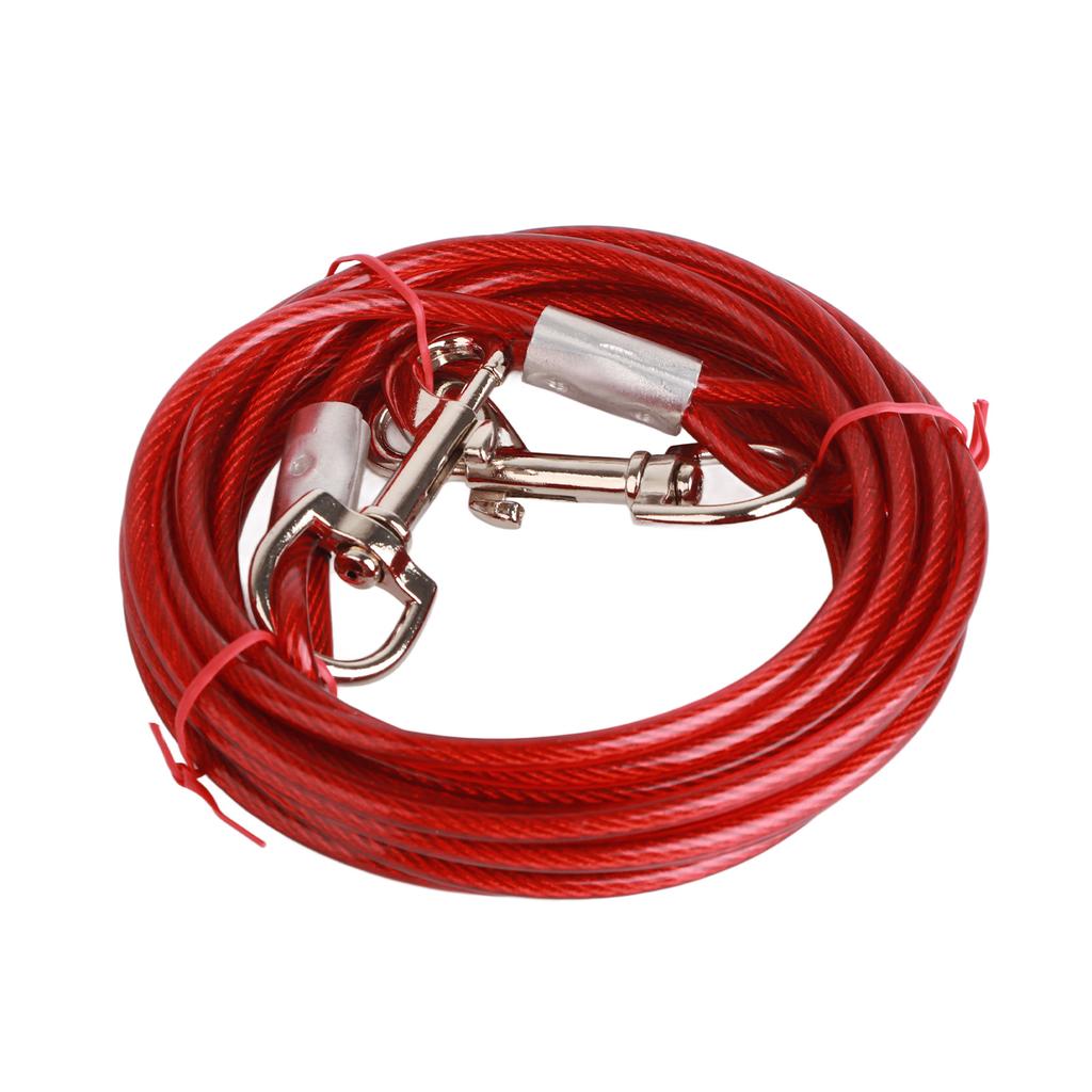 Hundeanbindepfahl Edelstahl Schwerlast Hundeanker mit Kabel für große Hunde für Hof Außenbereich