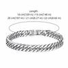 European Elegant Cuban Chain Bracelets Buckle Stainless Steel Metal Hand Chains Gold Black Steel Link Bracelet Hip Hop