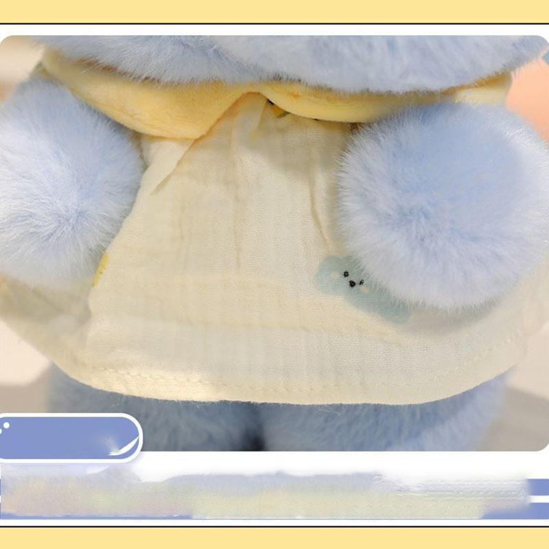 Cute Elephant Plush Toy With Pajama Outfit And Sleep Hat Soft Fluffy Stuffed Animal For Kid Adults Home Decoration Birthday Gift