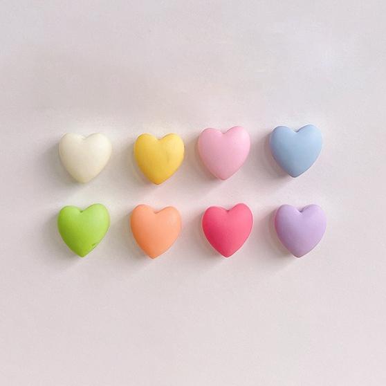 

8/16PCS Cute Macaron Color Heart Star Fridge Magnets Resin Magnetic Stickers for Refrigerator Photo Display Home Decor