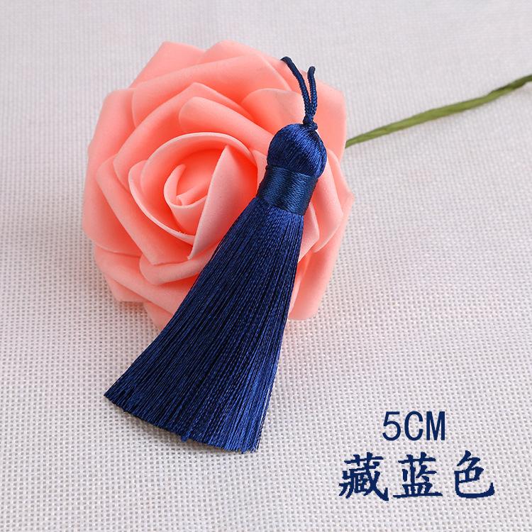 20pcs/pack 5cm Tassel for Diy Crafts Sewing Curtain Decor Bookmark Fan Hand Making Making Supplies Fringe Trim
