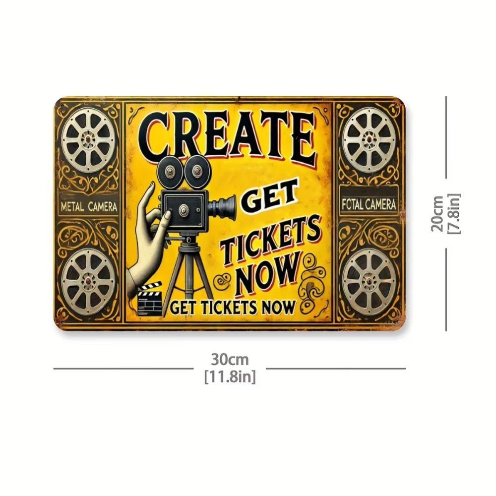 

Tin Sign Wall Art Decor 20x30cm Metal Plate Home Living Room Kitchen Gift