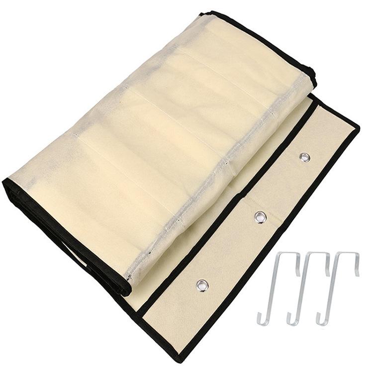 Home Daily Shoes Behind the Door Storage Bag Sundries Wall Hanging Bag Wardrobe Fabric Multi-layer Hanging Storage Bag