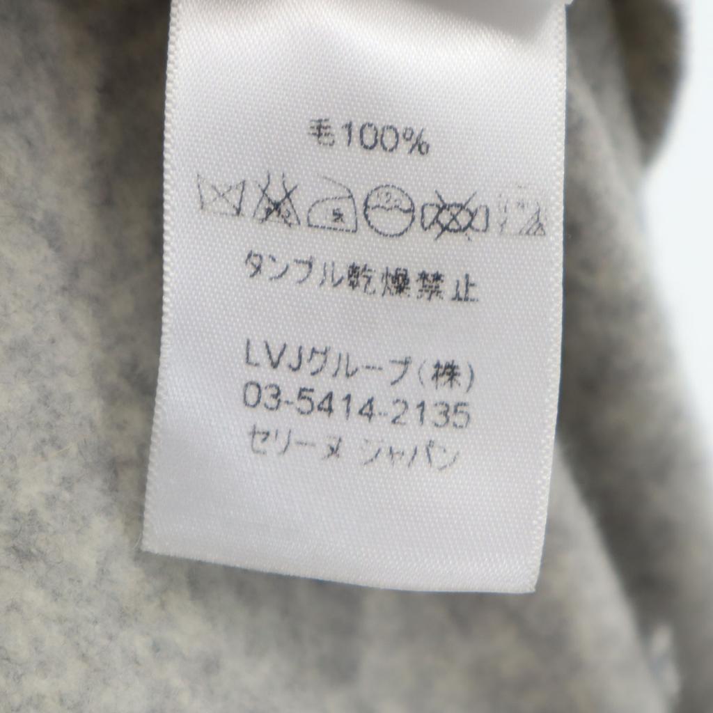 CELINE Made in Portugal Wool pants 36 gray Women Used