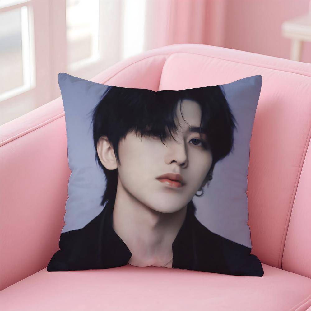 singer trendy CCai Xukun Cushion Cover Pillow Case Soft Skin Friendly Fabric  Concealed Zipper