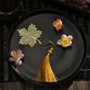 Clip Chinese Style Book Holder Page Clip Metal Bookmark Hollow Book Mark Bookmark Leaf Bookmark