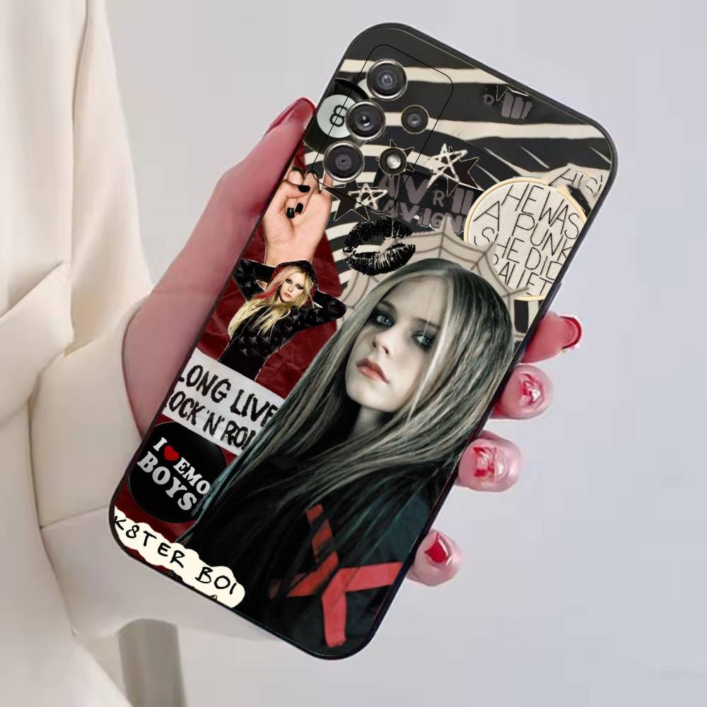 

Singer Avril L-Lavigne Phone Case For Samsung S25,S24,S21,S22,S23,S30,Ultra,S20,Plus,Fe,Soft Silicone Black Cover Samsung S25