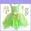 2022 Girls Princess Dress Fairy Tianna Magic Elf Princess Dress One-piece