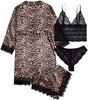 Women's Plus Size Sexy Lace Lingerie Set Pajamas
