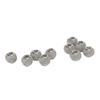 10 Pcs Spacer Beads Round Mesh Hollow Gold Plated   Spacer Beads   Hand Made Beading for Jewelry Making