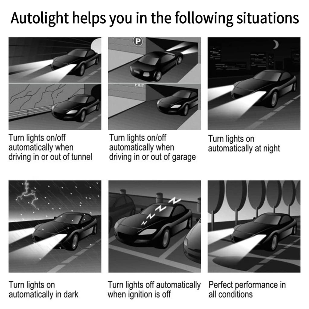 Auto Lichtsensor Auto Lichtsensor System 12V Auto Lichtsensor steuert Lichter automatisch ein und aus System,
