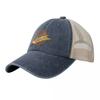 Vancouver Hockey Retro Canucks Skate Cowboy Mesh Baseball Cap Sun Hat For Children Birthday New In The Hat Unisex Women's