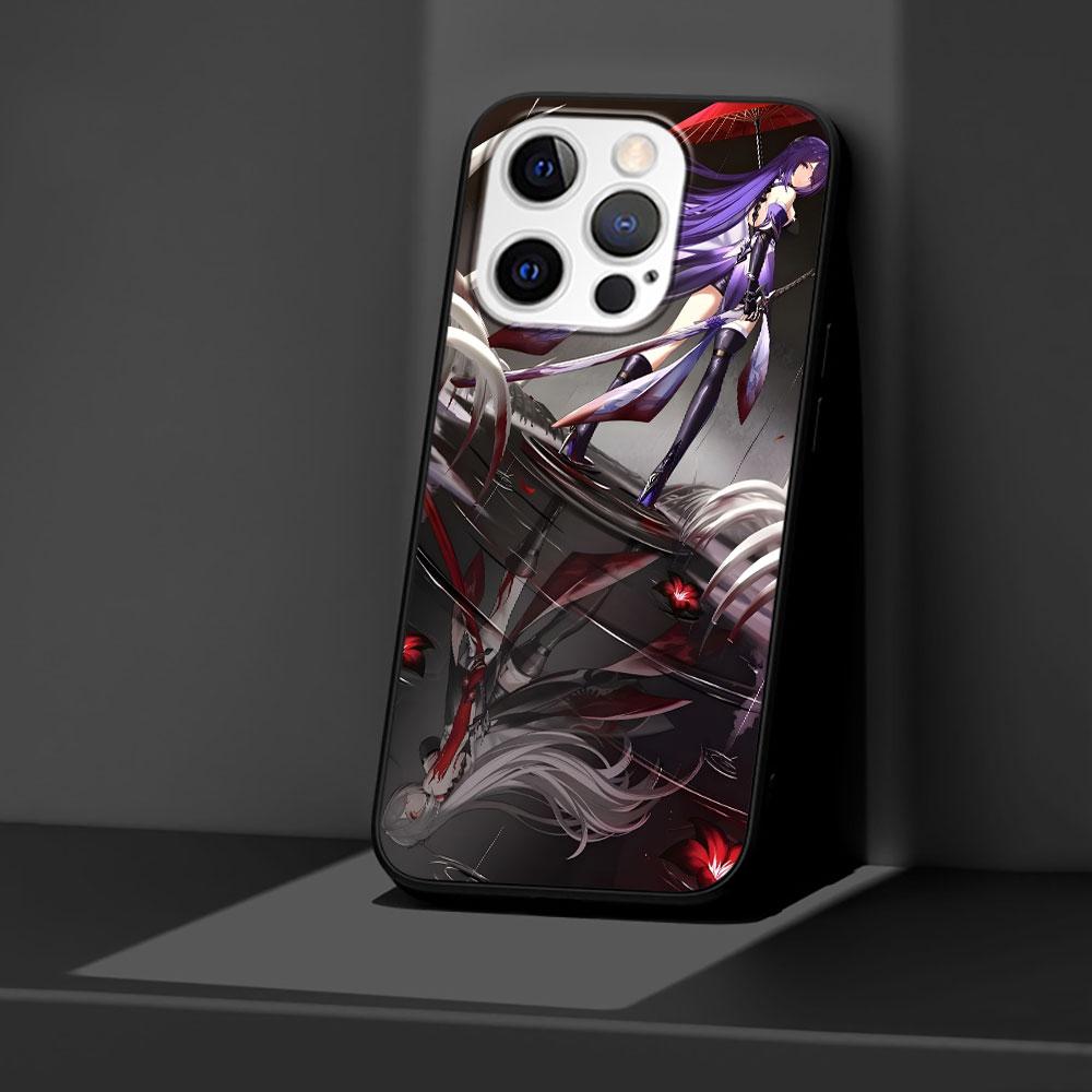 Honkai Star Rail Acheron Case for Apple iPhone 14 11 7 SE 2020 8 X XS 13 12 Mini XR 15 Pro Max Silicone Black Soft Phone Cover