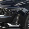 Für Cadillac XT6 2019-2026 Hochglanz Rauchschwarz Vorgeschnitten Scheinwerfer Schutzfolie TPU PPF Kit Kratzfest Vinyl Wrap Abdeckung