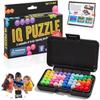 IQ Puzzle Games for Kids & Adults | 120 Challenge Levels 3D Logic Brain Teaser Toys, Educational Relaxation Stress Relief Games Ages 8+