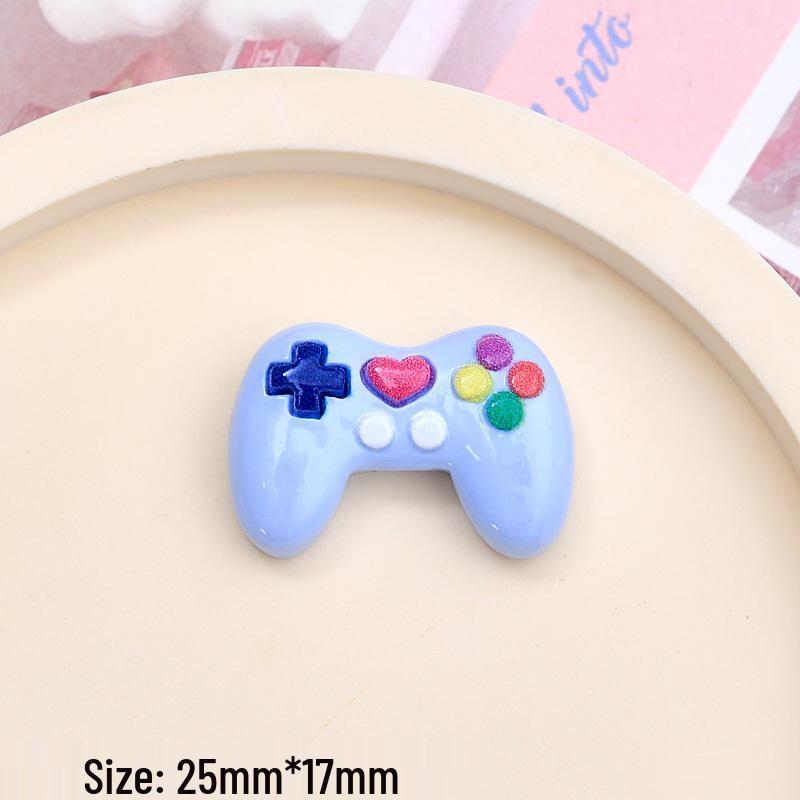 Multicolor Cartoon Game Controller Hair Clip Resin Accessories for DIY Jewelry & Crocs Charms