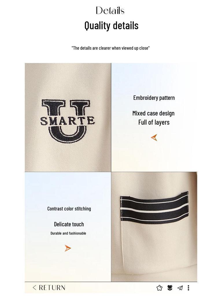 Women's Stylish Petite Cardigan Hoodie Jacket - Spring/Autumn 2025 Fashion