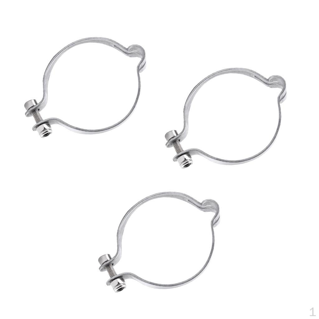 3Pcs 34.9mm Clamp- Mount Brake Cable Stop Clip Guide