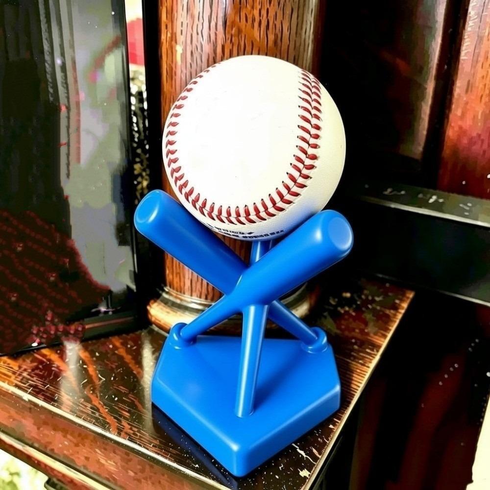 Three Baseball Bats Shaped Mini Baseball Stand Holder PLA Baseball Support Bracket  Sports Lover