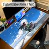 Großes MauspaddAttack on Titan Benutzerdefinierter Name Text Personalisierte Schreibtischmatte Rutschfeste Gaming-Matte