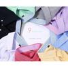 New Men's Oxford Striped Long Sleeve Shirt, Korean Slim Fit Youth Casual Fashion Button Up Shirt