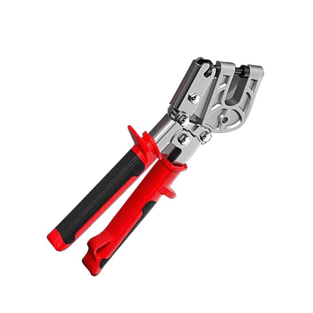 Handheld Metal Bolt Pliers Crimper Punch Lock Frame Fixing Fastening Hand Tool for Drywalls and Plasterboard Projects