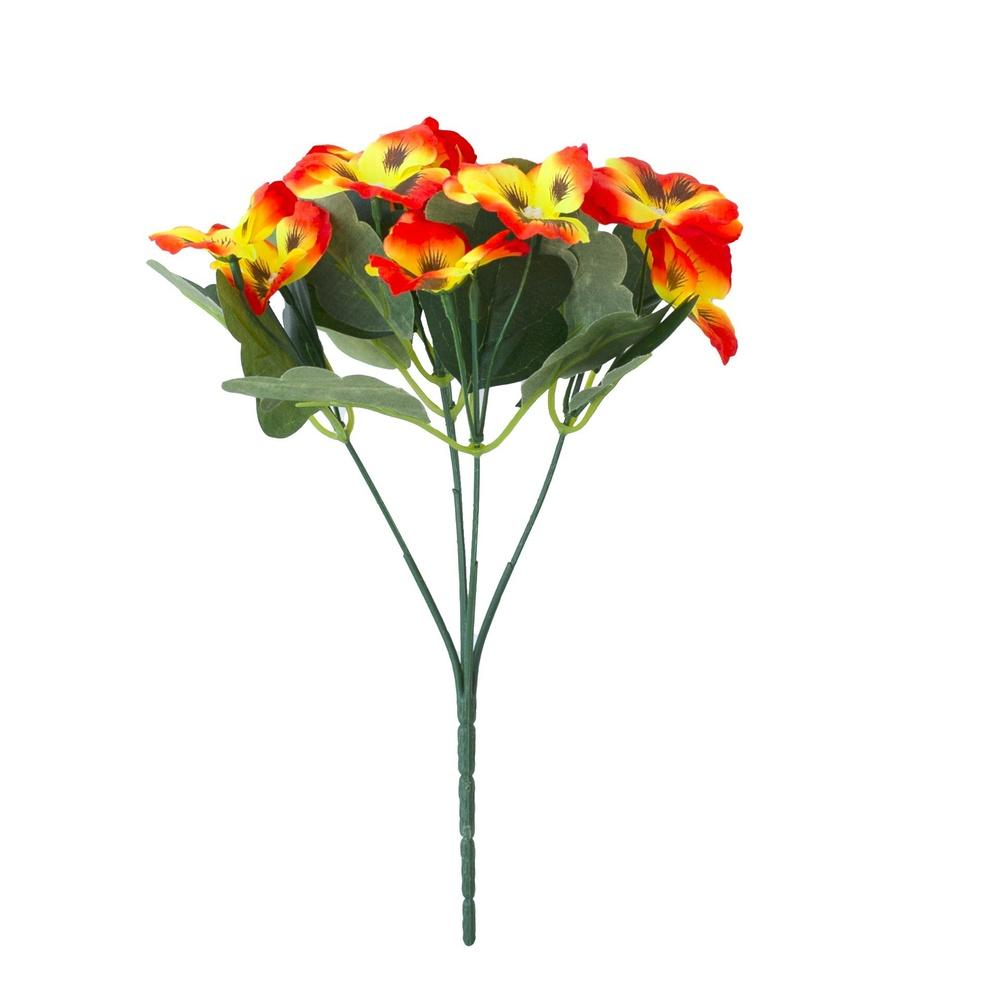 

Spring Artificial Pansy Silk Flower For Home Outdoor Mall Decor Artificial Flower Bouquet Outdoor Plant Bunch Flower Arrangement