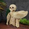 1pc Skeleton Fruit Plate Personalized Skeleton Ornament Home Key Storage Plate Cross Border Decoration Fruit Basket Key Storage Box