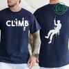 Vintage Herren T-Shirts Oberteile Kleidung Klettern Bouldern Kletterer Kletter-Memes T-Shirt Männlich Weiblich Mode Oberteile T-Shirts