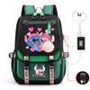 Surrounding Anime Korean Edition School Bag Campus Male And Female Students Multifunctional Usb Backpack