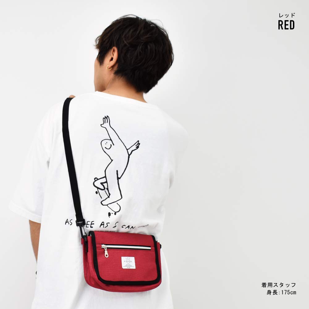 Aventura Mini Shoulder BagPochette 30233, Red, Free Size